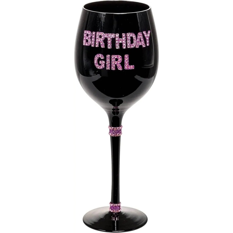Wine Glass Birthday Girl