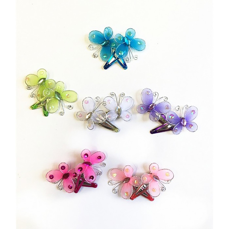 Butterfly Clip Set, 12 Count