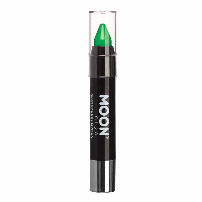Moon green neon UV face & body crayon