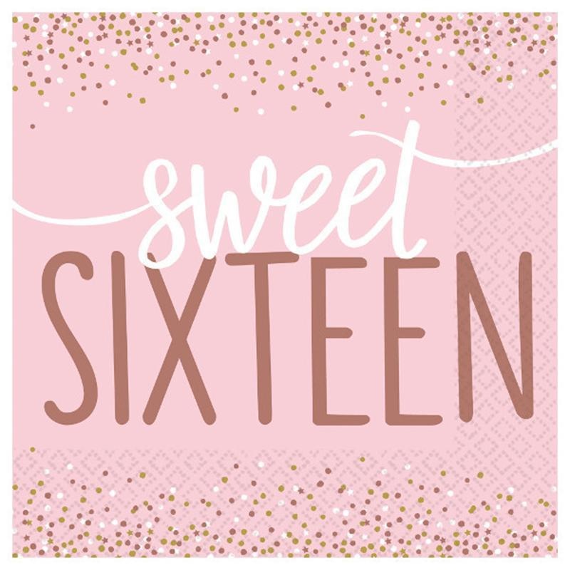 Blush Sixteen - Lunch Napkins 16/pkg