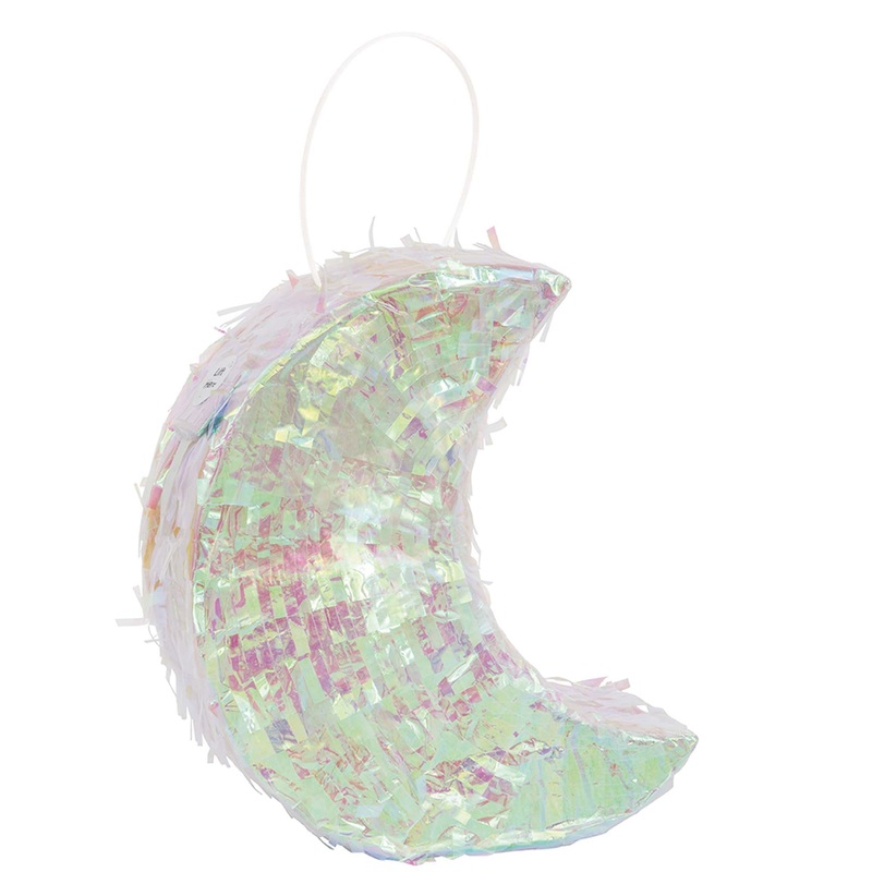 Celestial Moon Shaped Mini Piata, 1 Count