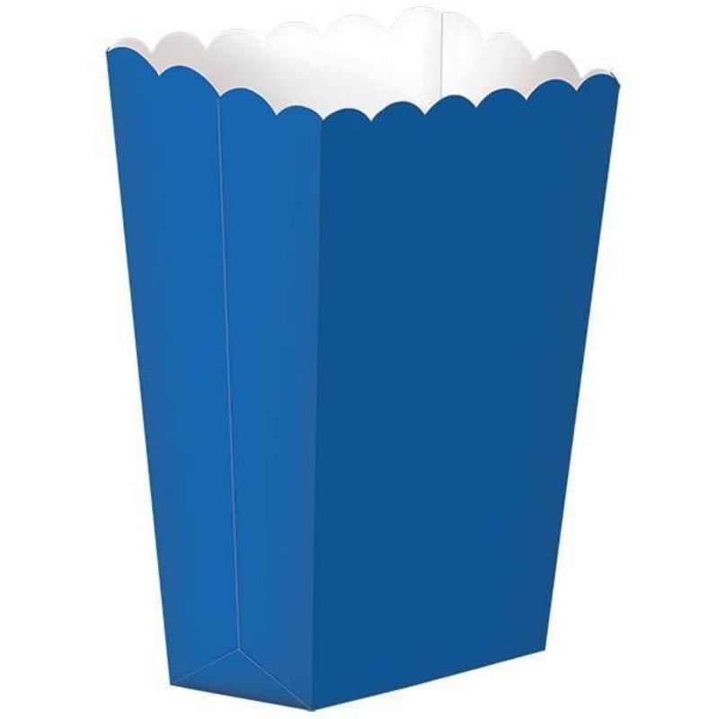 Popcorn Box - Bright Royal Blue 5/pkg.