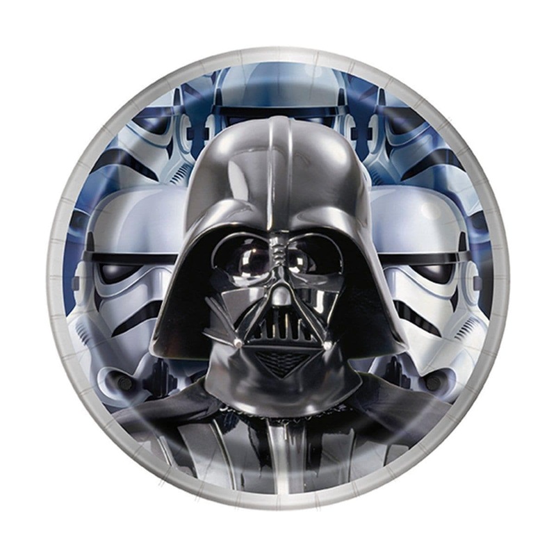 Star Wars Dessert Plates 7 inches, 8 per package