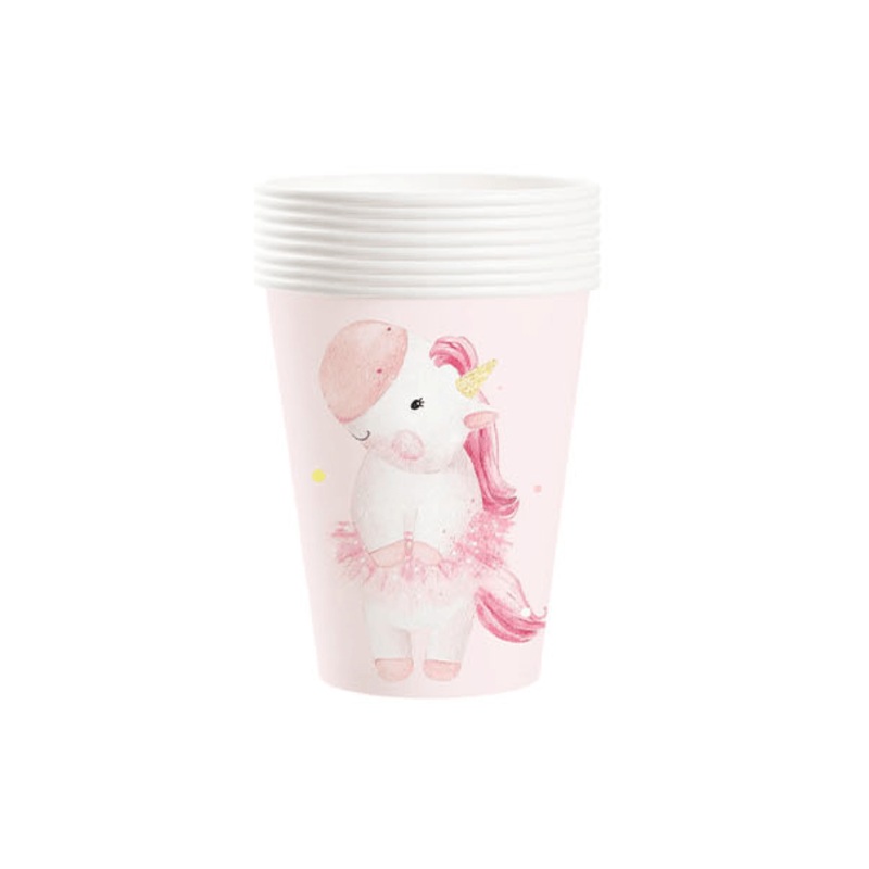 Unicorn Dreams Birthday Paper Cups, 9 Oz, 8 Count