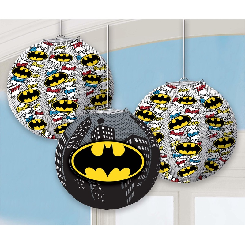 Batman lanterns, 3 per package