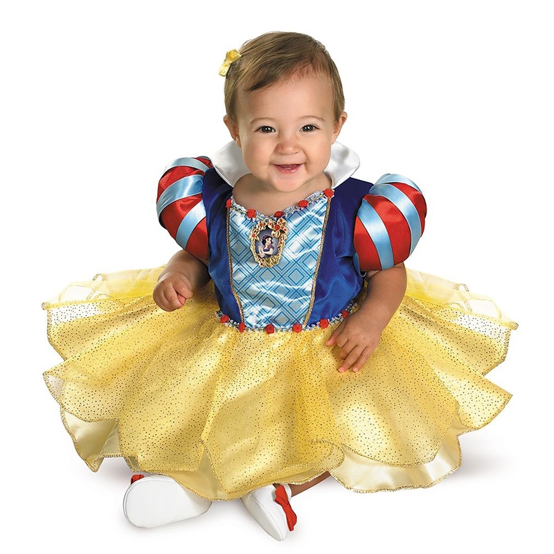 Disney Snow White Costume for Babies, Blue and Yellow Dress