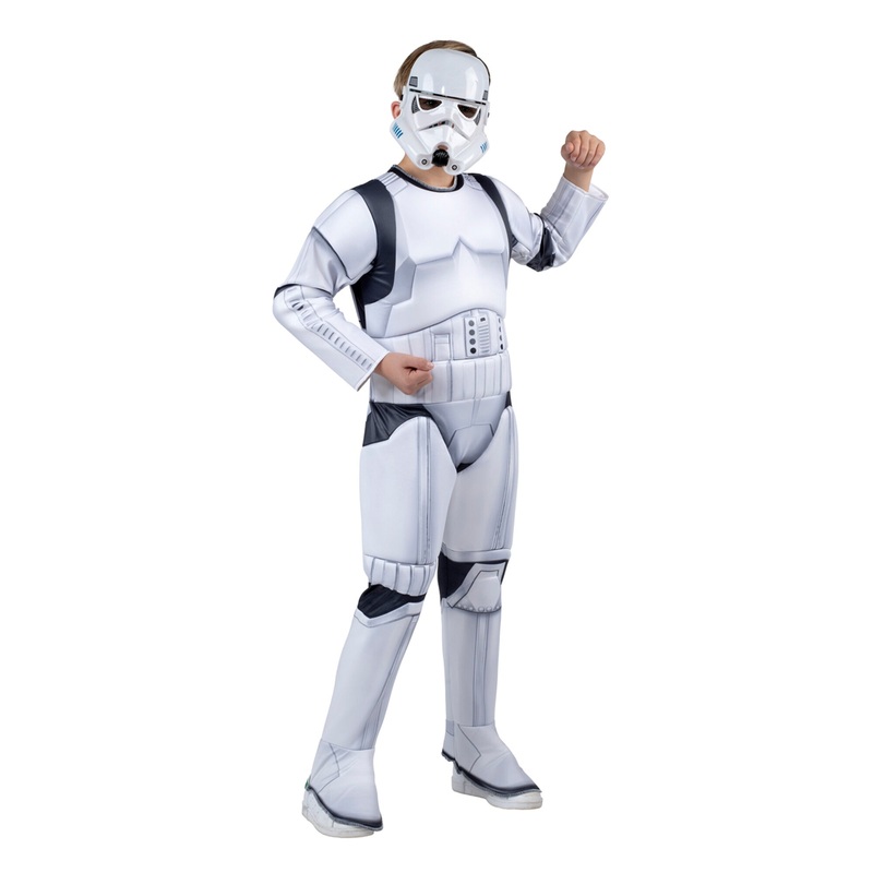 Disney Star Wars Stormtrooper Costume for Kids, White Padded Jumpsuit
