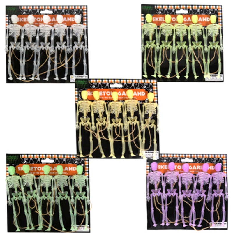 Skeleton Garland, 60 Inches, Assortment, 1 Count
