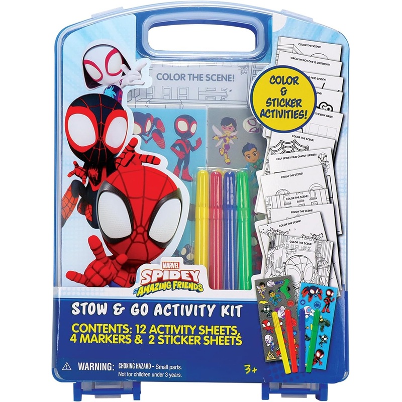 Spidey Stow & Go Activity Kit, Marvel, 1 Count