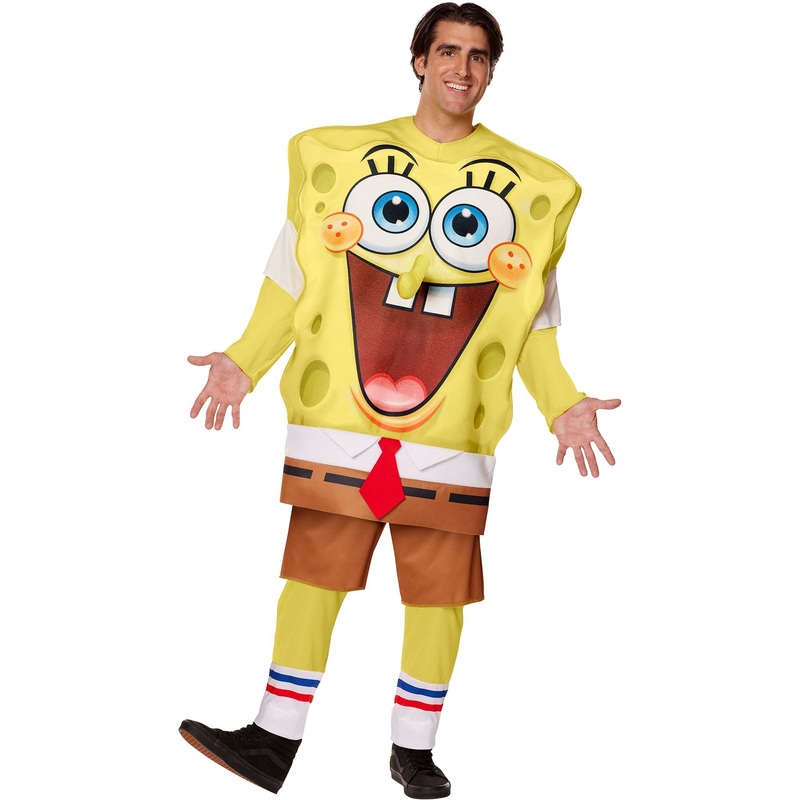 SpongeBob SquarePants Costume for Adults, Tunic and Pants