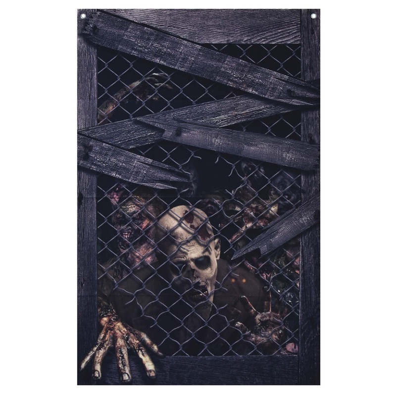 Zombie Printing Curtain, 47 Inches, 1 Count