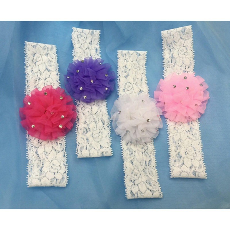 Baby Lace Headband Asst.