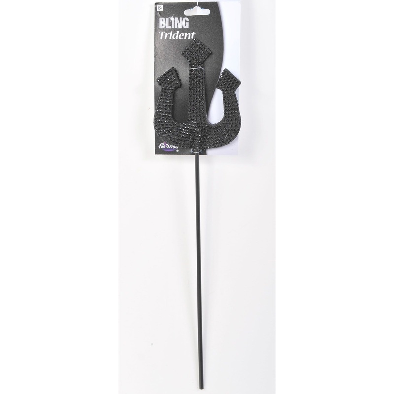 Black Bling Diva Fork Wand, 1 Count