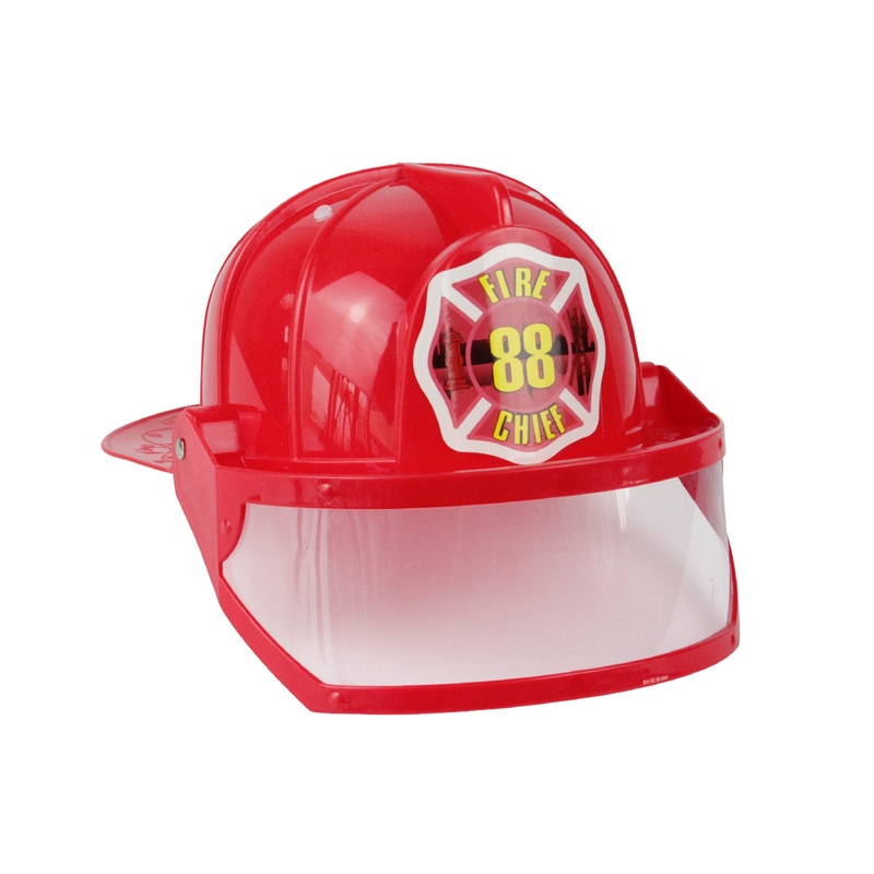 Fireman Helmet with Visor for Kids