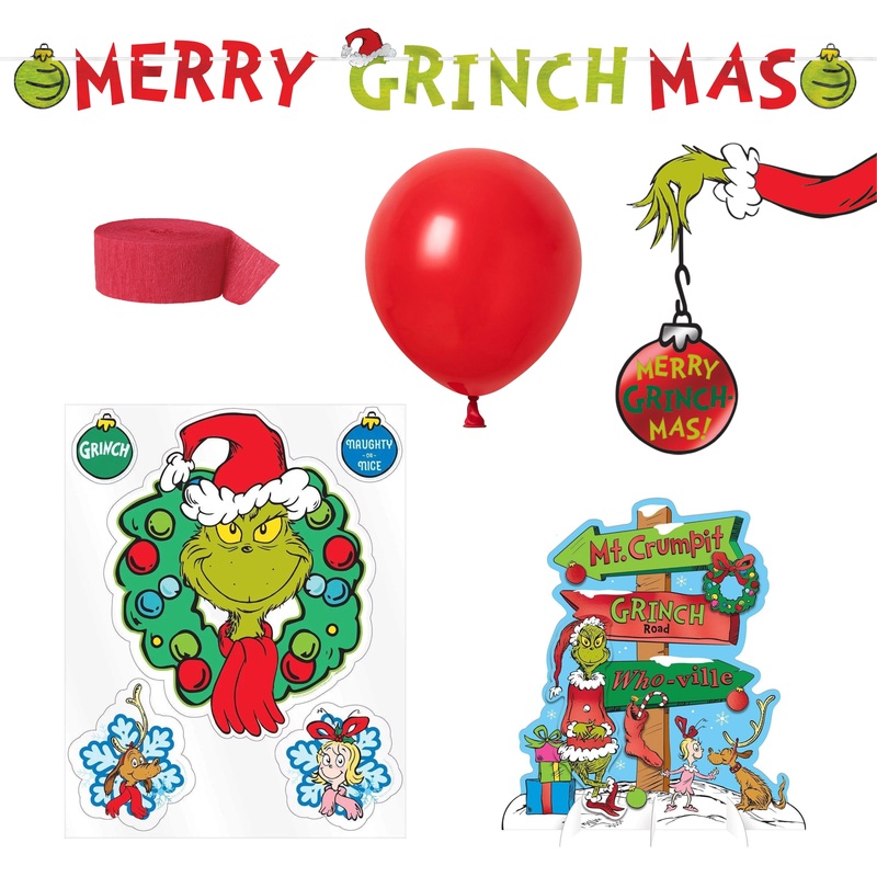 The Grinch Basic Decoration Party Supplies Kit