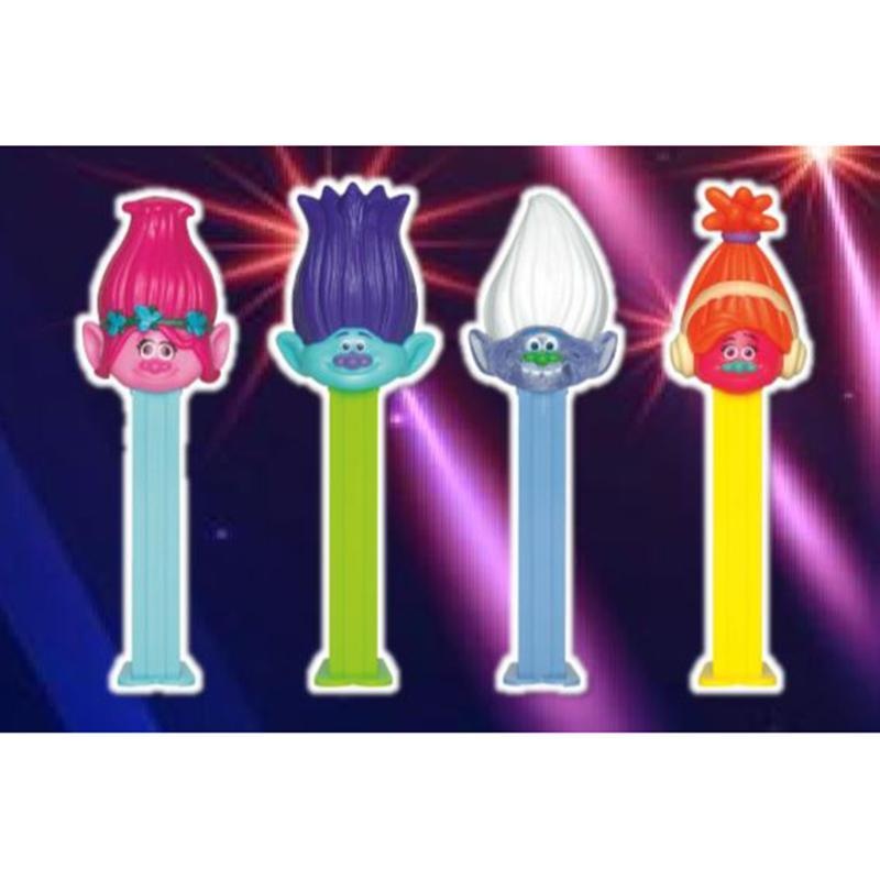 Trolls Pez Dispenser, Assortment, 1 Count