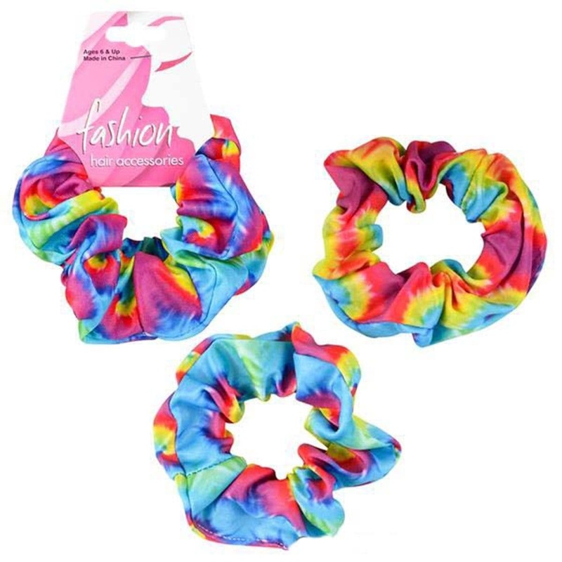 Tye Dye Scrunchie, 2 Count, Assortment