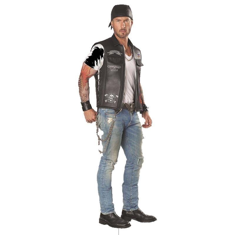Bada** Biker Costume for Adults