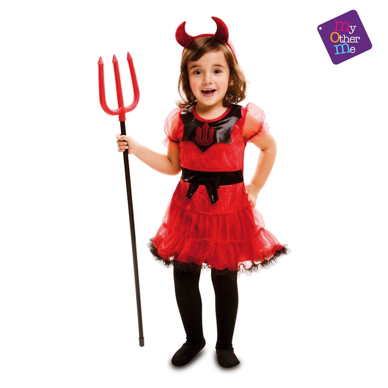 Cute She Devil Costume for Babies and Toddlers, Red Dress