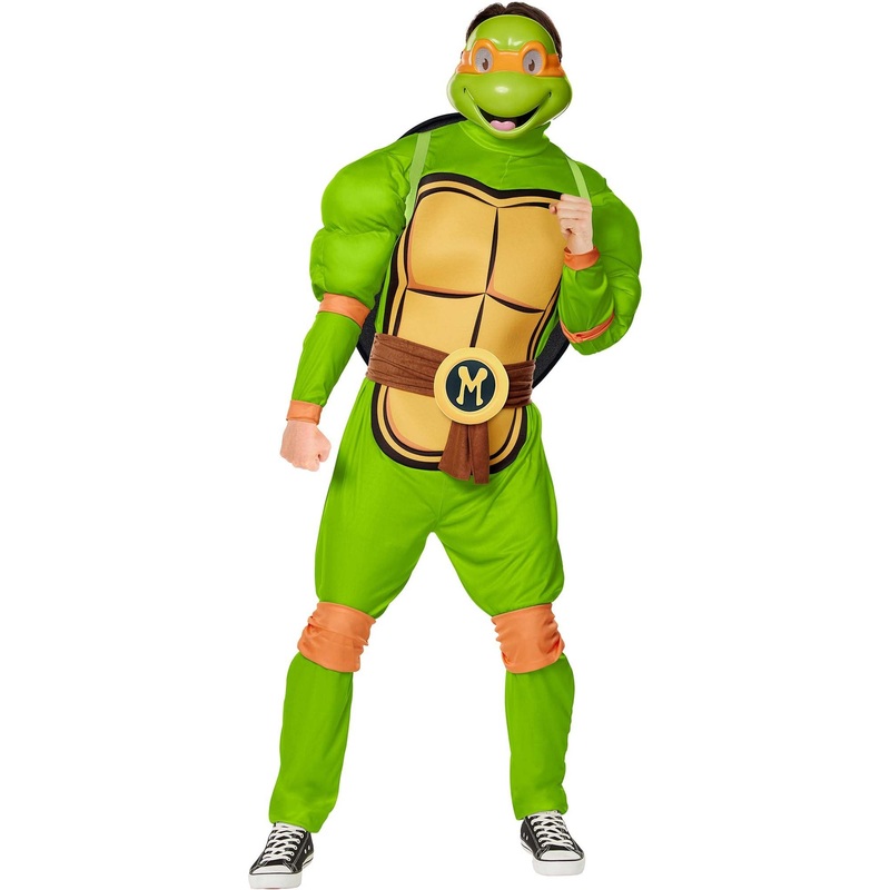 Teenage Mutant Ninja Turtles Michelangelo Deluxe Costume for Adults