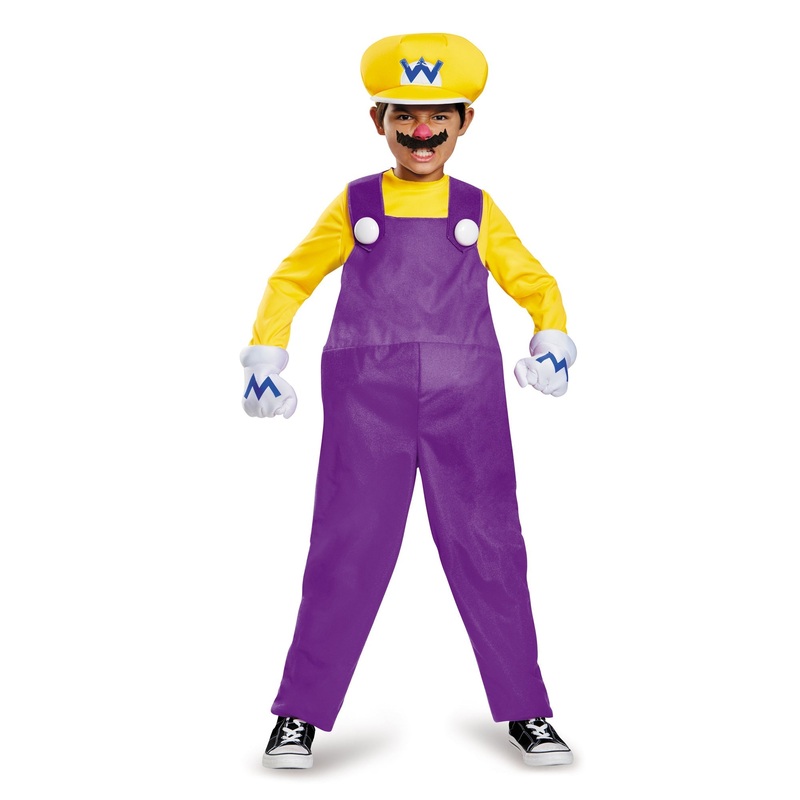 Wario Deluxe Costume for Kids, Super Mario Bros.