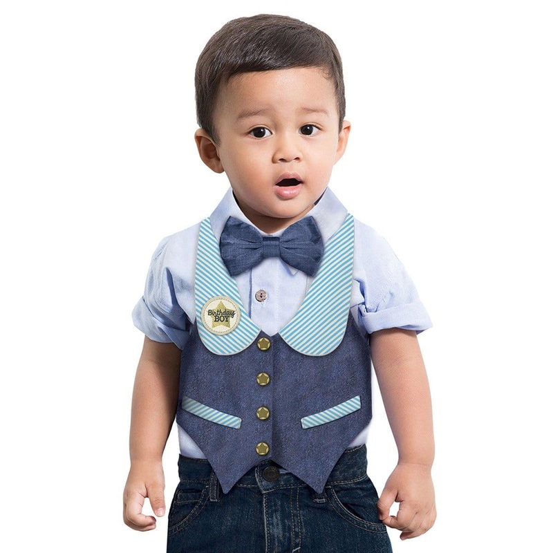 1st Birthday Boy - Vest & Bow Tie