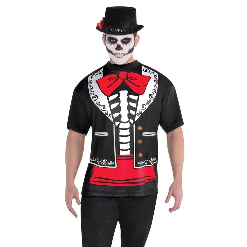Day of the dead t-shirt for men