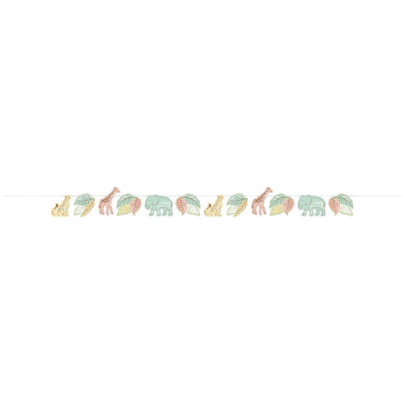 Safari Baby Banner, 84 Inches, 1 Count