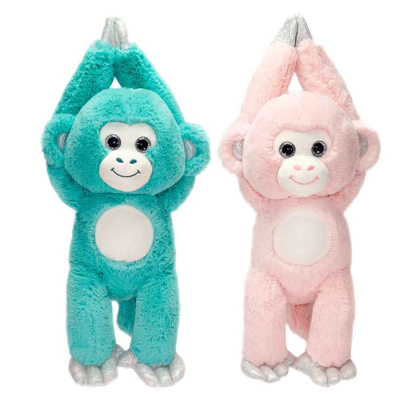 Sitting Monkey Plush, 13 Inches, Assortment, 1 Count