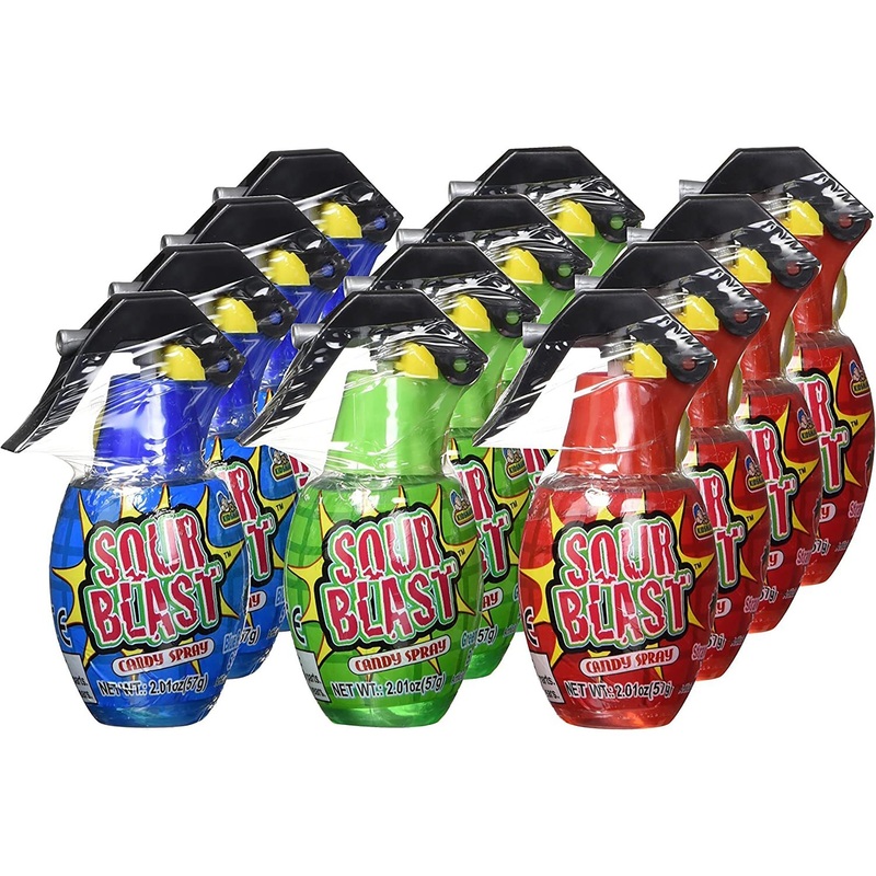 Sour Blast Spray Candy 57g,assorted, 1 count