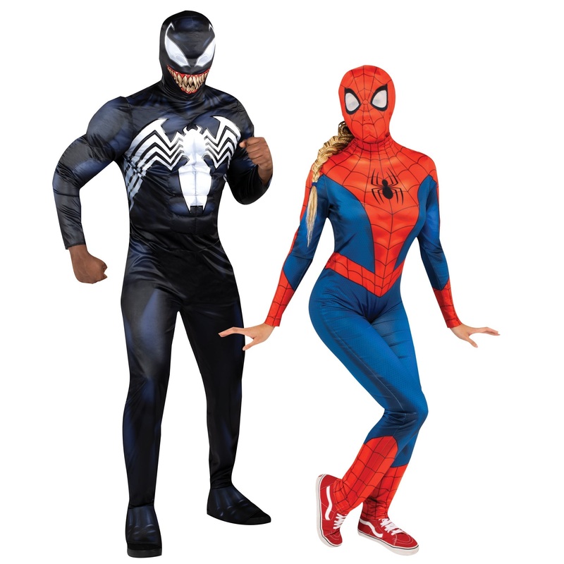 Spider-Man and Venom Couple Costumes