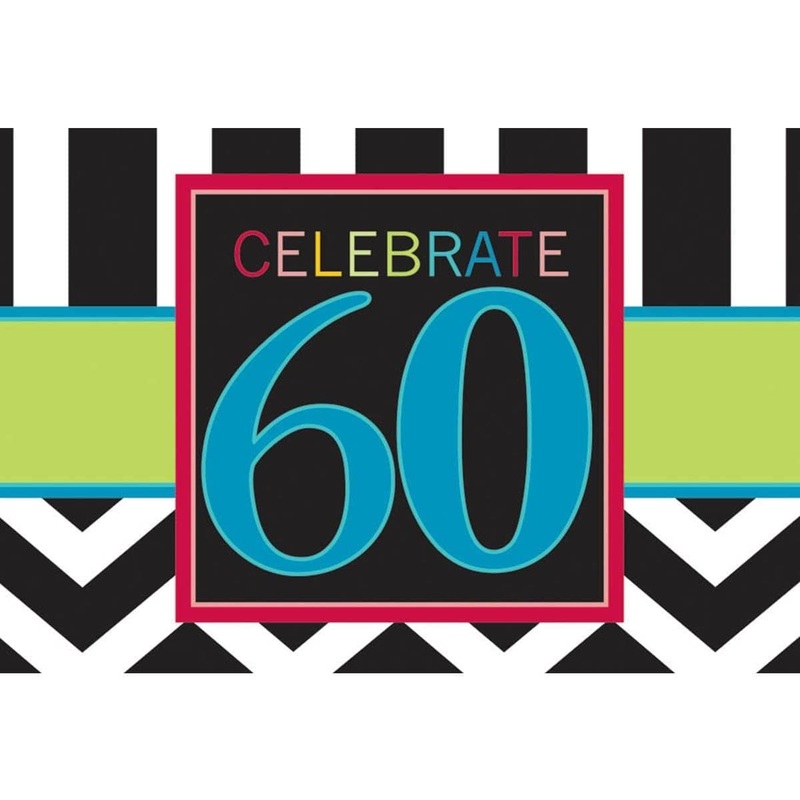 60th Celebration - Invitations 8/pkg.