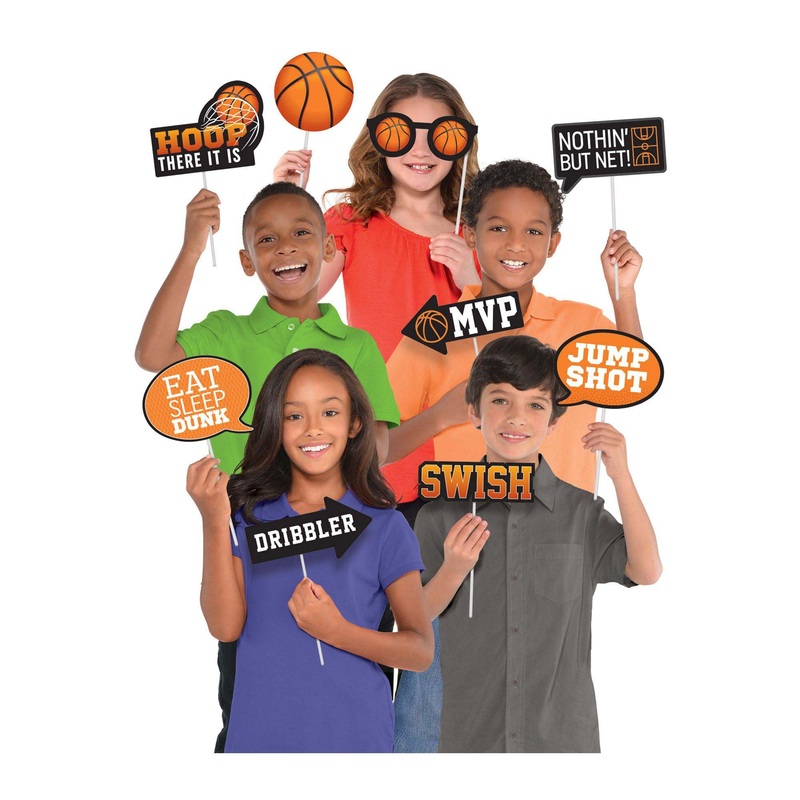 Basketball Photo Props, 13 Count
