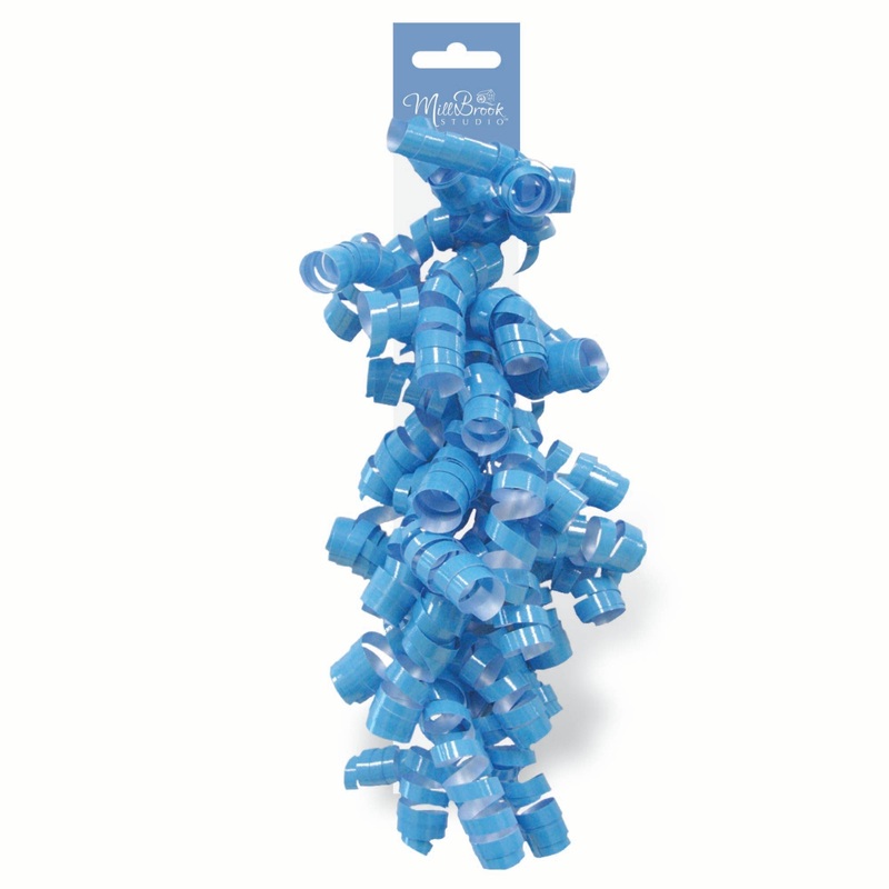 Blue Swirl Gift Bow, 1 Count