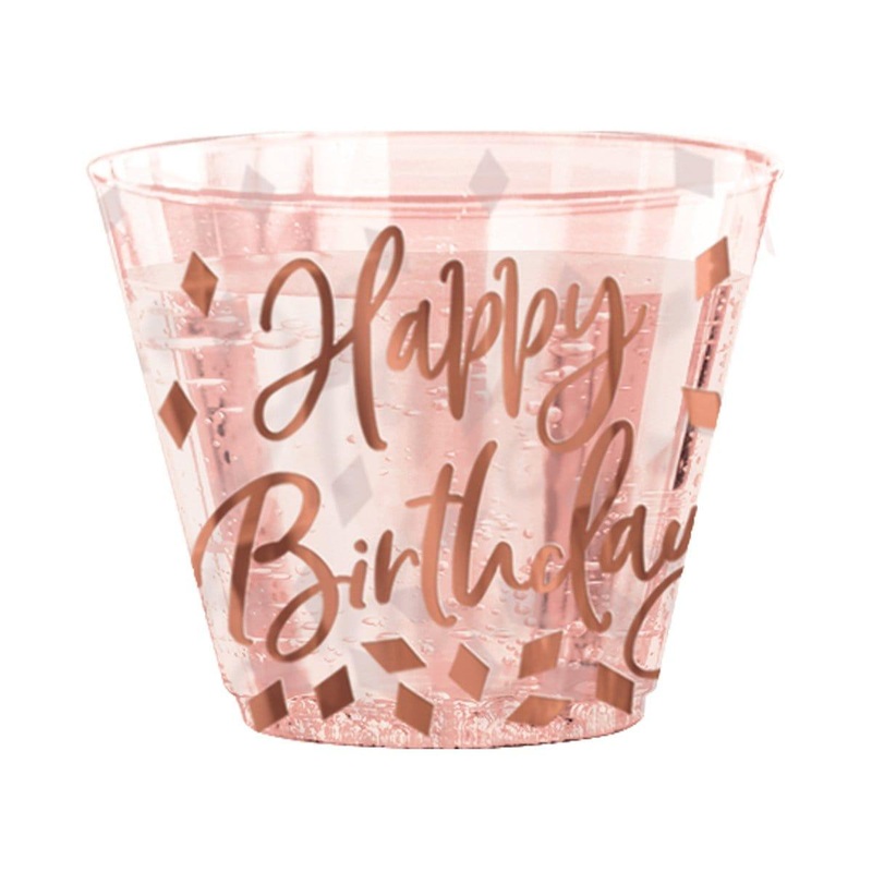 Blush Birthday - Tumbler 9 Ounces, 30 Count