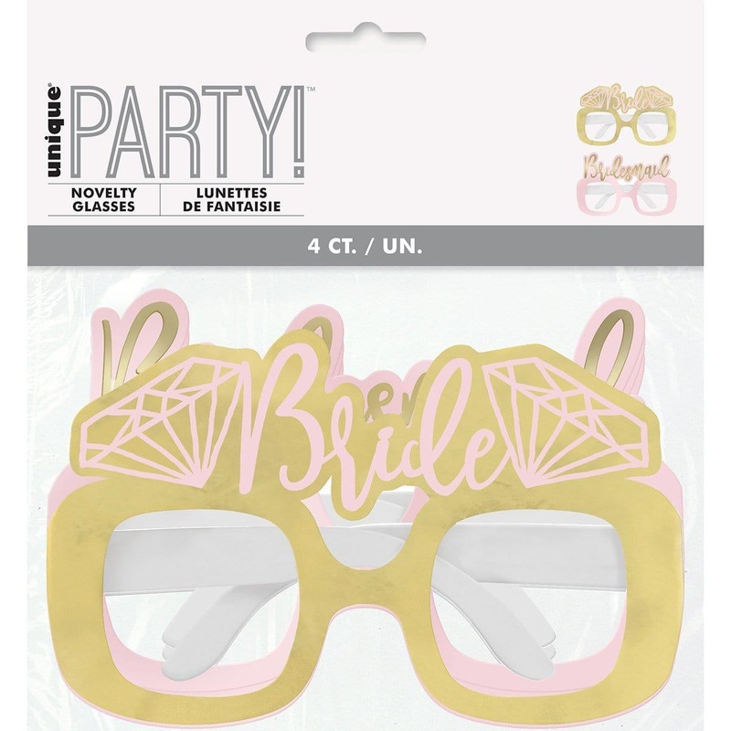 Bride glasses, 4 per package