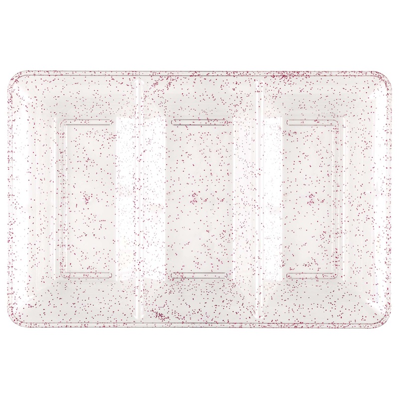 Summer Disco Plastic Serving Plate, 1 Count