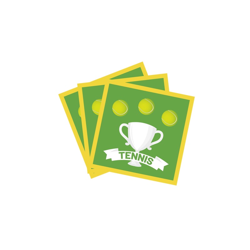 Tennis Large Lunch Napkins, 16 Count