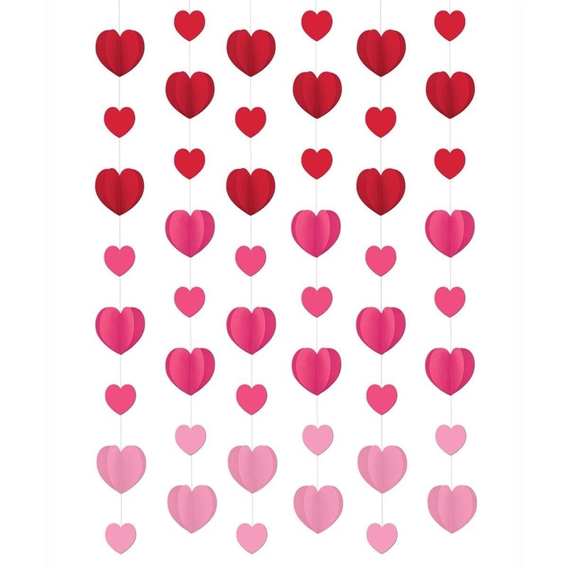 Valentine's Day Heart String Decoration