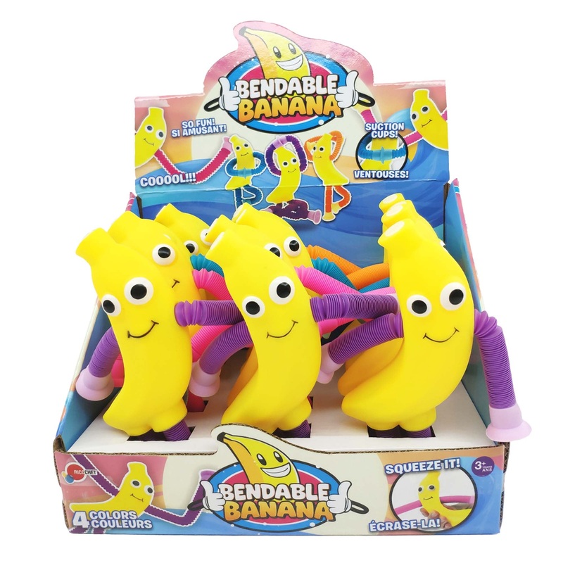 Bendable Banana Toy, Assortment, 1 Count