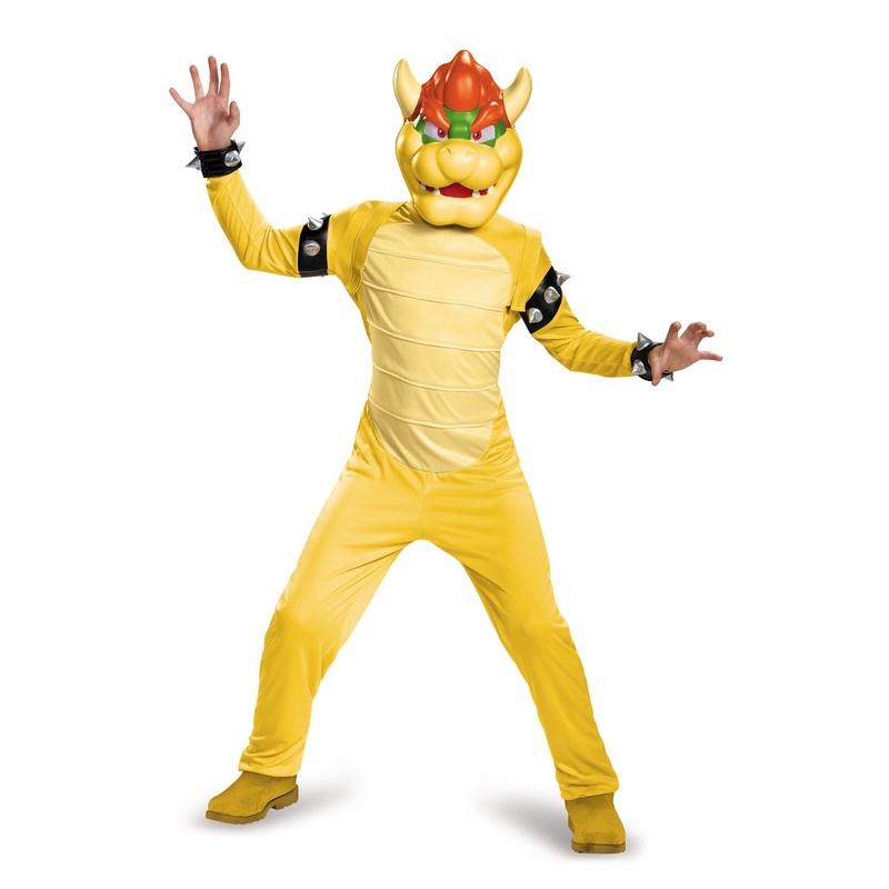 Bowser Deluxe Costume for Kids, Super Mario Bros.