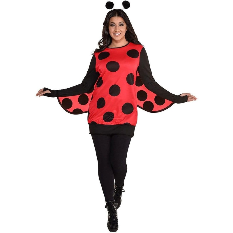 Love Bug Costume for Adults, Red Tunic