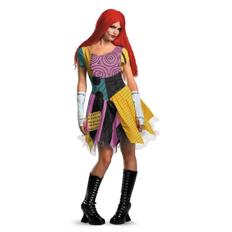 Sally Deluxe Costume for Adults, Nightmare Before Christmas