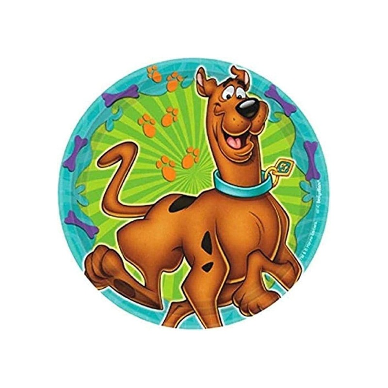 Scooby-Doo! Dessert Plates 7 inches, 8 Count