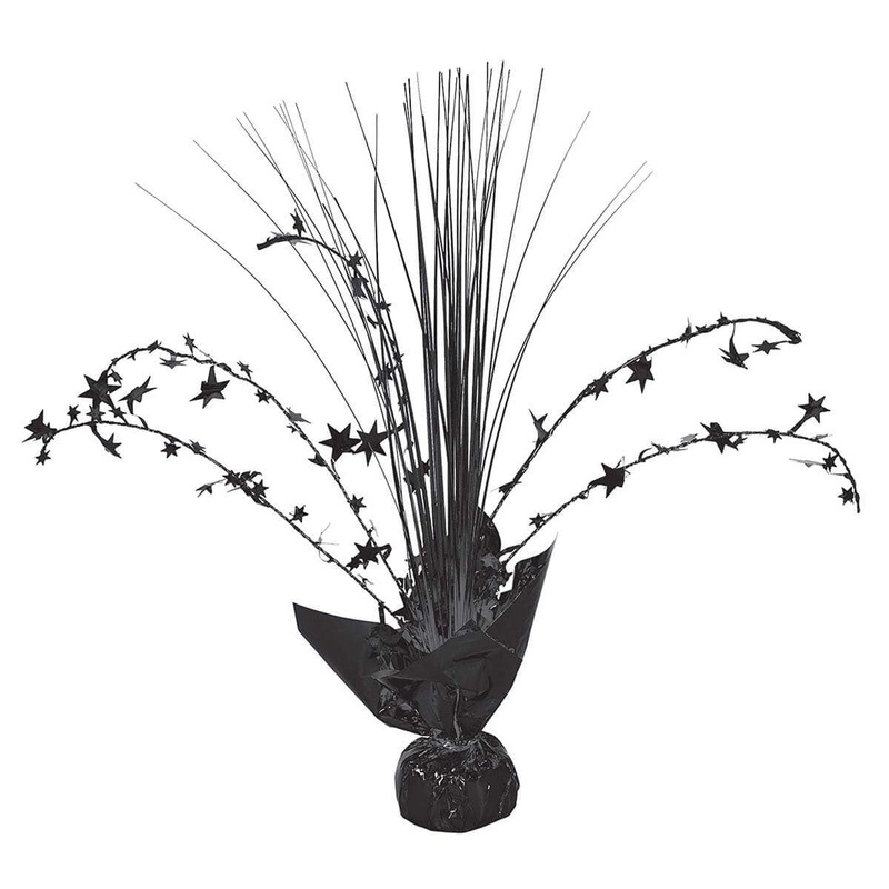 Spray Centerpiece 12 In. - Black