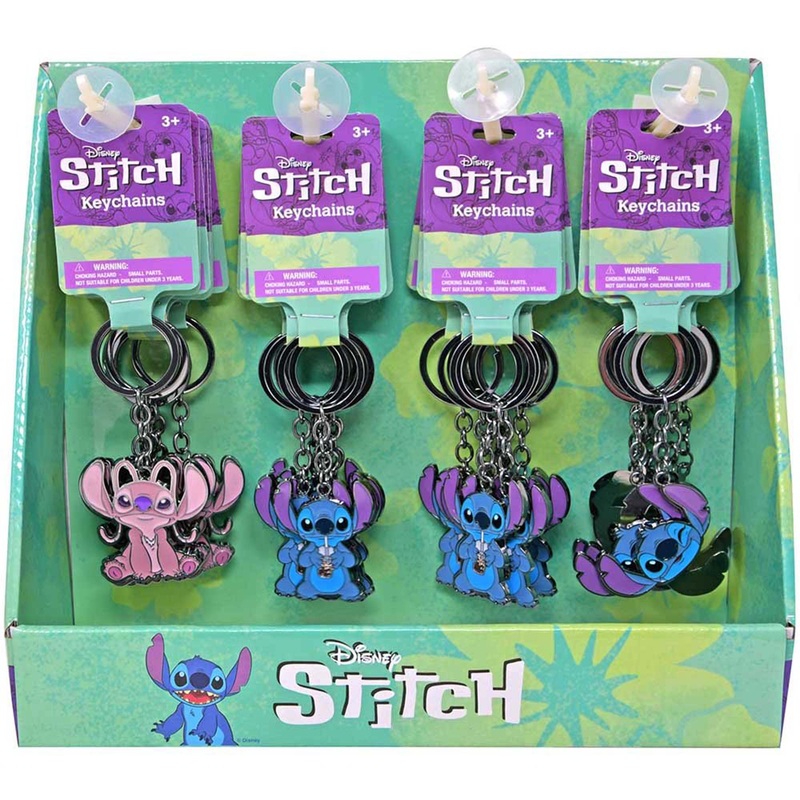 Stitch Keychains, Assortment, 1 Count