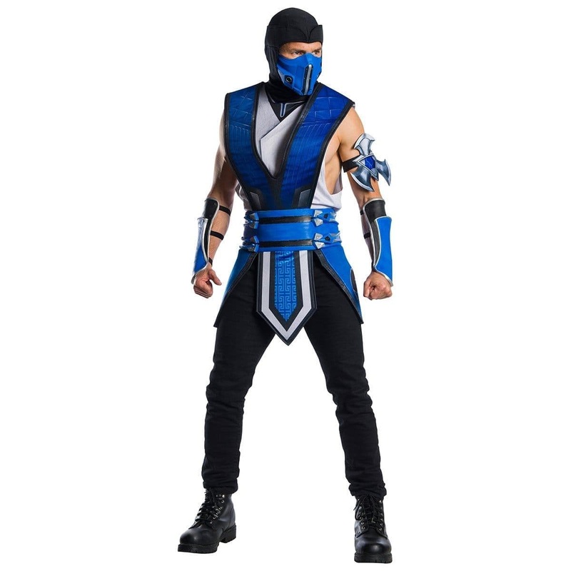 Sub Zero Costume for Adults, Mortal Kombat