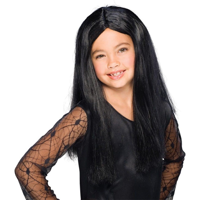Black witch wig for girls