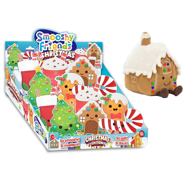 Christmas Smooshy Friends, 6 Inches, Assortment, 1 Count