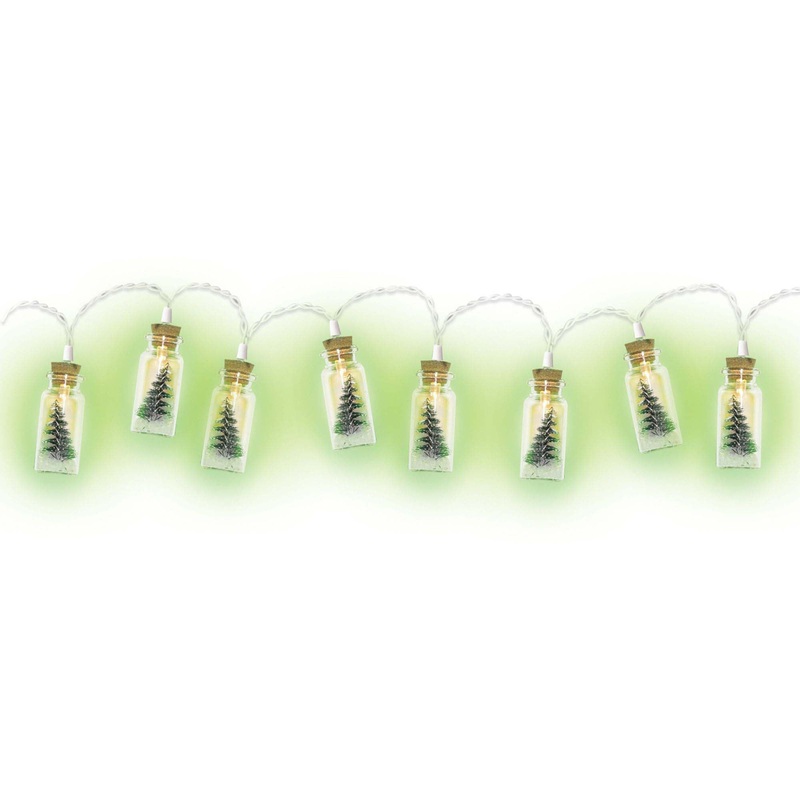 Christmas Tree In Glass Bottle String Light Set, 1 Count